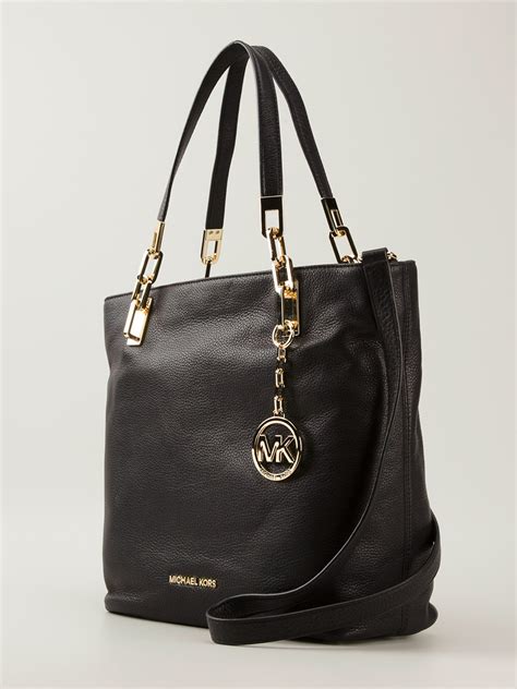 michael kors black fabric handbag|shoulder bag Michael Kors purse.